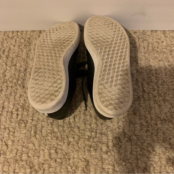 Adidas Black Athletic Shoes with White Soles main image 4